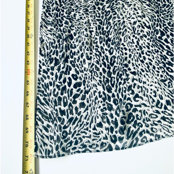 From Amsterdam Designer Claudia Strater Silk Scarf - Black, White & Pale Blue - Picture 4 of 14